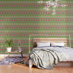 Groovy 70s Retro Mod Daisy Flowers Wallpaper Gallery Image 3
