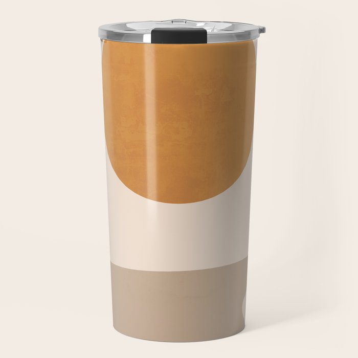 Minimal Abstract Art Landscape 6 Travel Mug Gallery Image 1