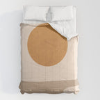 Minimal Abstract Art Landscape 6 Comforter Gallery Image 6