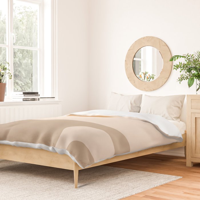 Minimal Abstract Art Landscape 6 Duvet Cover Gallery Image 2