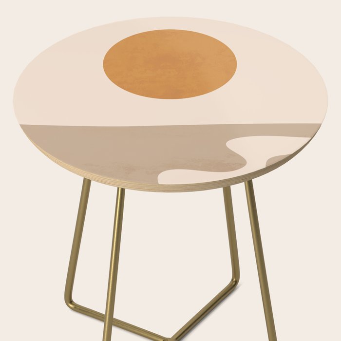 Minimal Abstract Art Landscape 6 Side Table Gallery Image 2