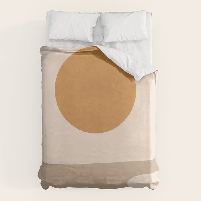 Minimal Abstract Art Landscape 6 Duvet Cover Gallery Image 1