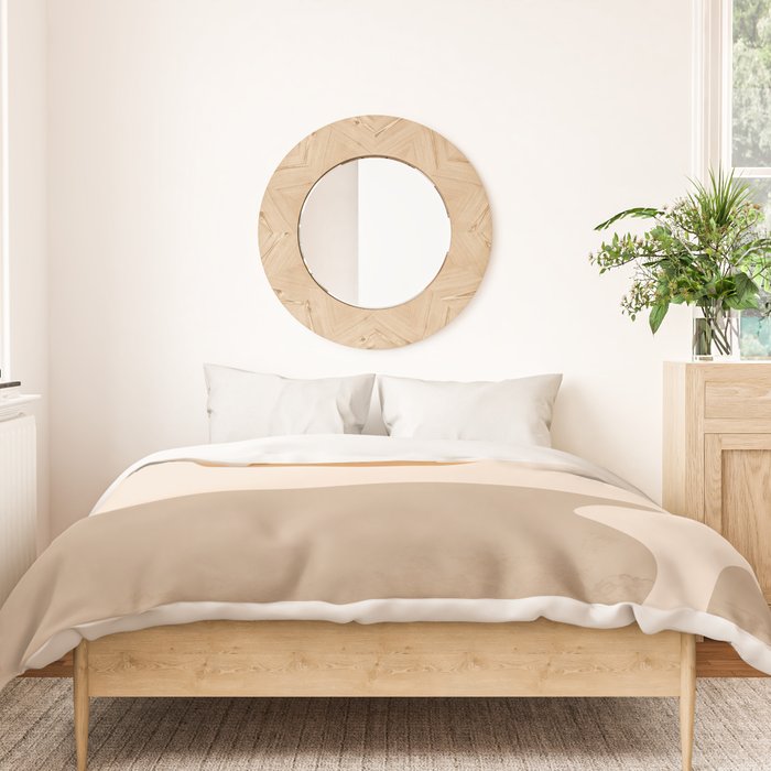 Minimal Abstract Art Landscape 6 Duvet Cover Gallery Image 3