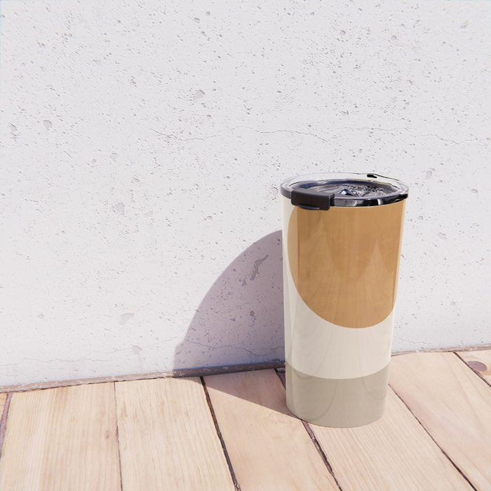 Minimal Abstract Art Landscape 6 Travel Mug Gallery Image 4