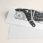 The Hanged Man Tarot Card Wrapping Paper Gallery Image 2