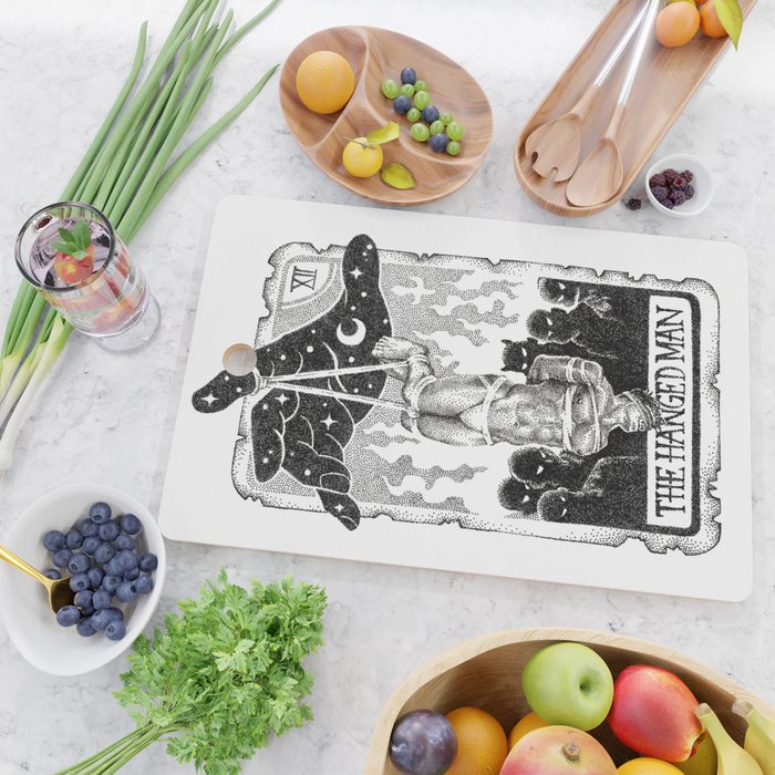 The Hanged Man Tarot Card Cutting Board Gallery Image 2