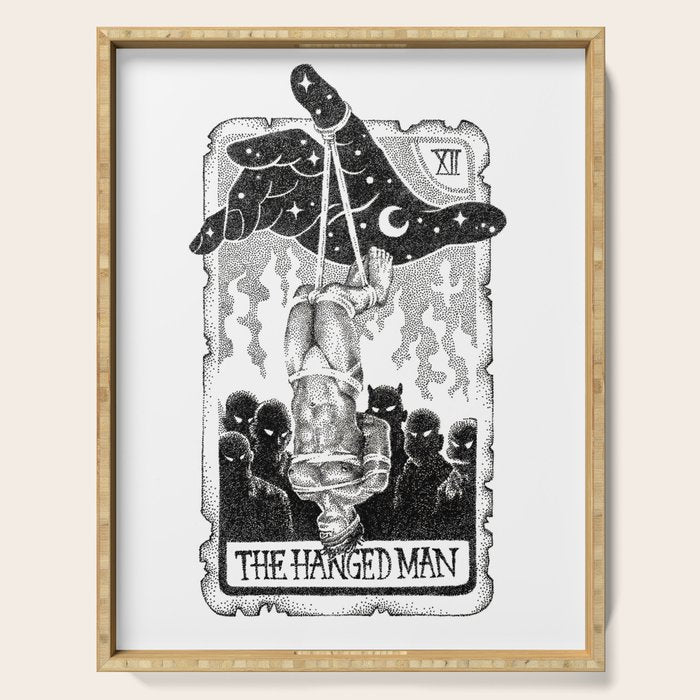 The Hanged Man Tarot Card Serving Tray Gallery Image 1