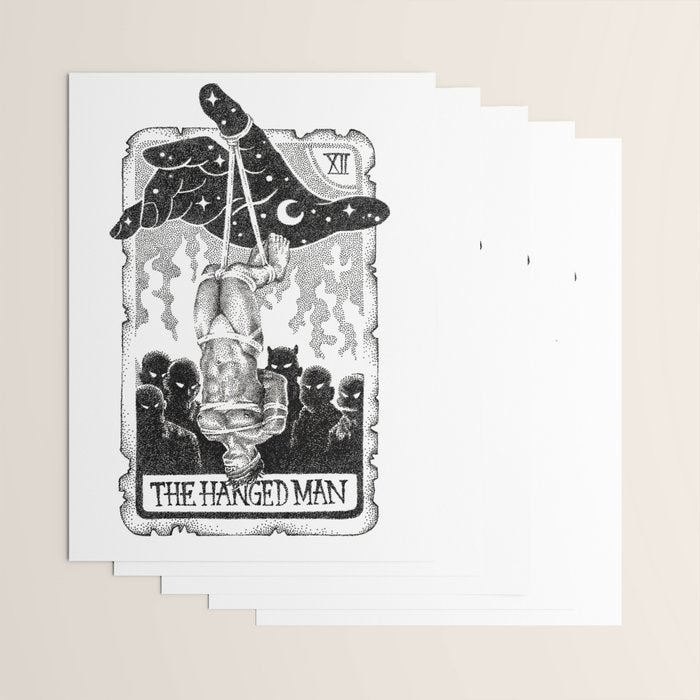 The Hanged Man Tarot Card Wrapping Paper Gallery Image 3