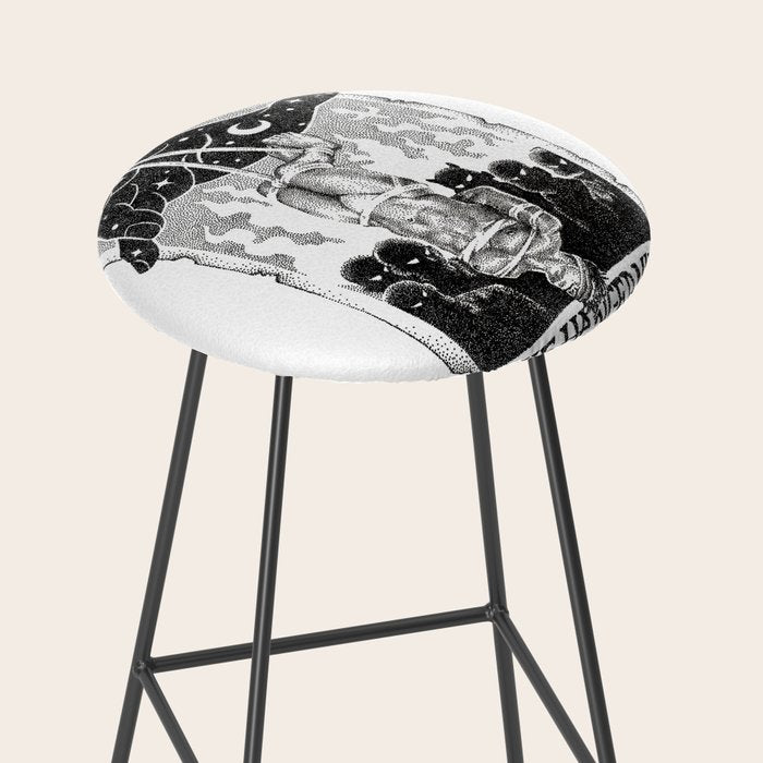 The Hanged Man Tarot Card Stool Gallery Image 2