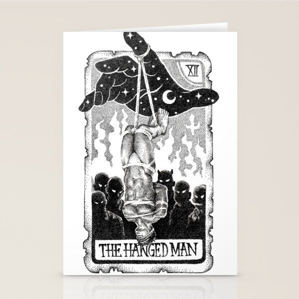 The Hanged Man Tarot Card Stationery Card Gallery Image 2