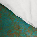 Vintage Teal and Copper Rust Comforter Gallery Image 4