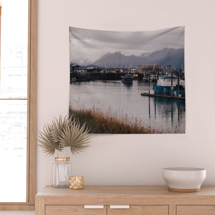 Homer Habor Wall Tapestry Gallery Image 2