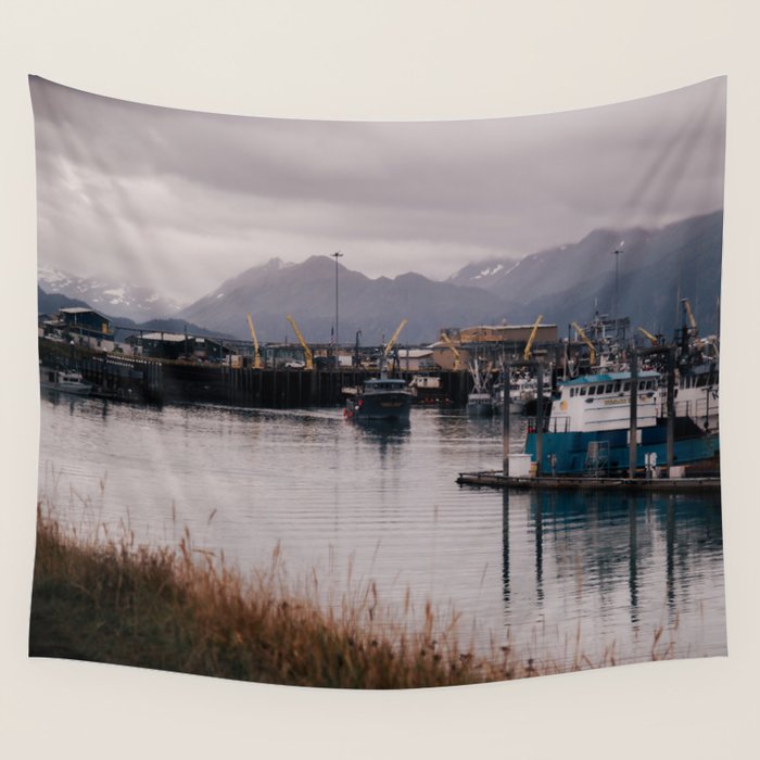 Homer Habor Wall Tapestry Gallery Image 4