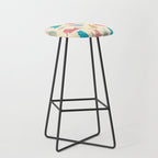 Pastel Cats Pattern Stool Gallery Image 1