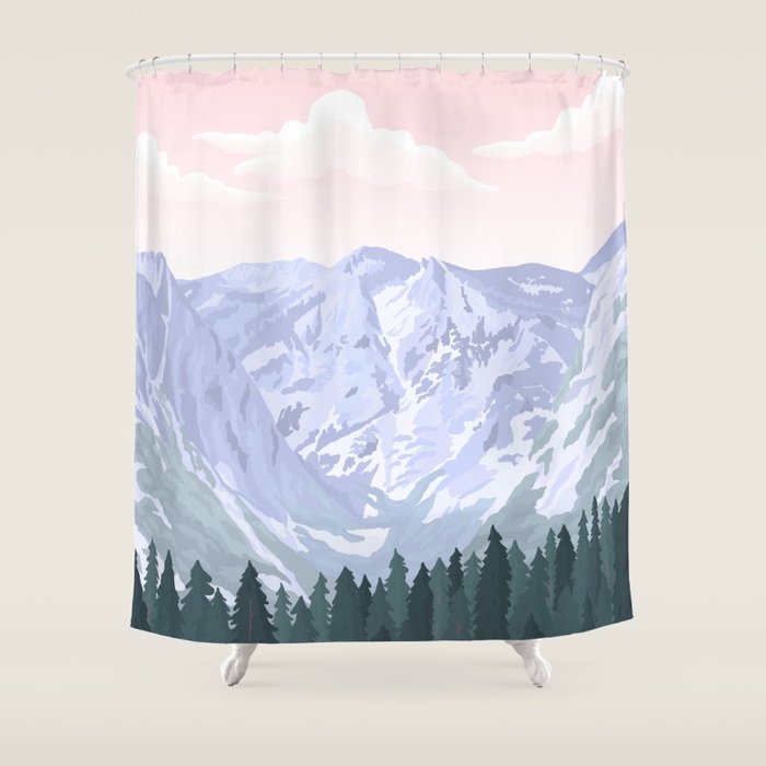 Kings Canyon National Park Shower Curtain Gallery Image 1