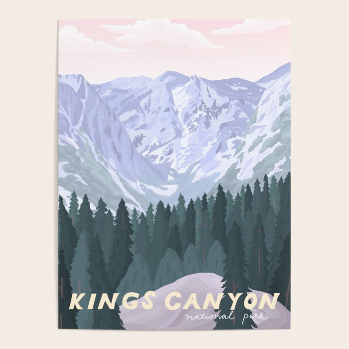 Kings Canyon National Park Poster Gallery Image 1