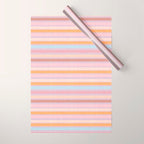 Pastello Stripes Wrapping Paper Gallery Image 1