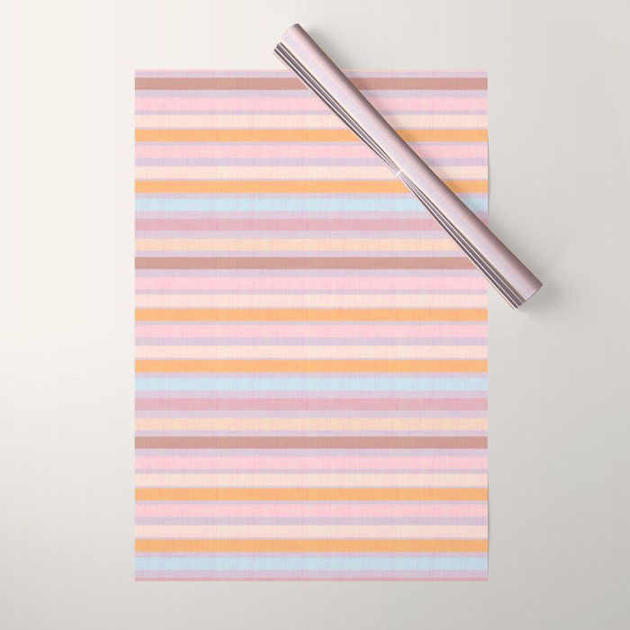 Pastello Stripes Wrapping Paper Gallery Image 1