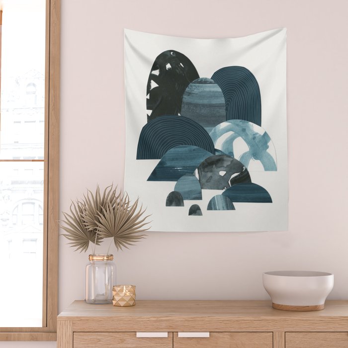 Floating Icebergs Wall Tapestry Gallery Image 2