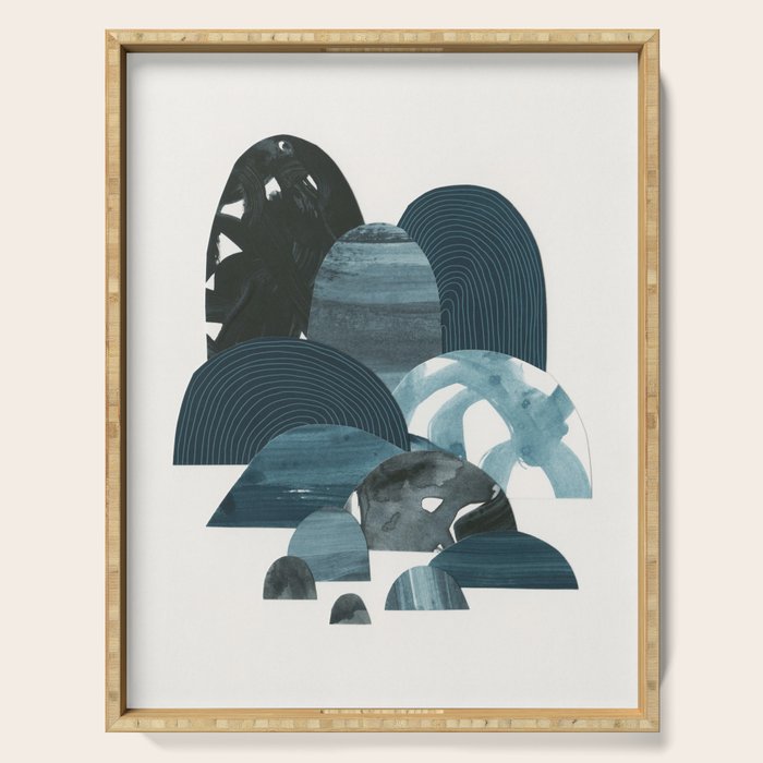 Floating Icebergs Serving Tray Gallery Image 1