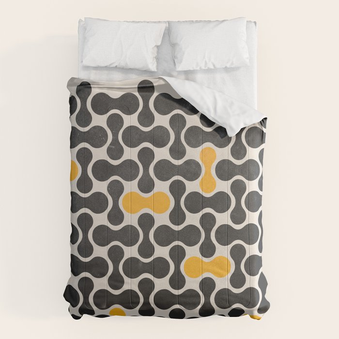 Abstract Mid-Century Pattern Comforter Gallery Image 1