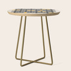 Abstract Mid-Century Pattern Side Table Gallery Image 1