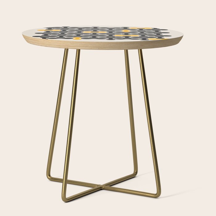 Abstract Mid-Century Pattern Side Table Gallery Image 1