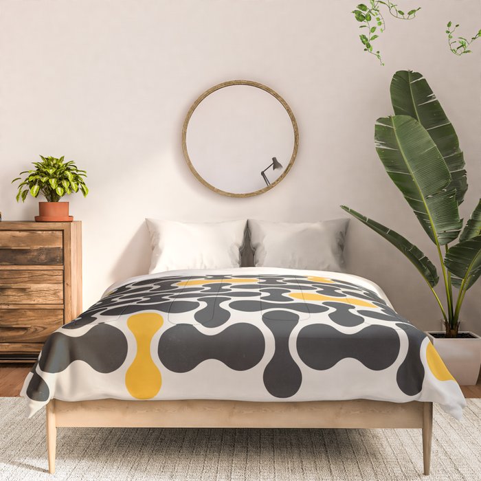 Abstract Mid-Century Pattern Comforter Gallery Image 3