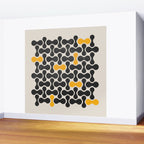 Abstract Mid-Century Pattern Wall Mural Gallery Image 2