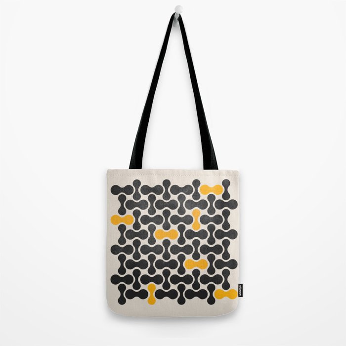 Abstract Mid-Century Pattern Tote Bag Gallery Image 2