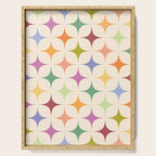 Colorful Festive Mid-Century Sparkles Serving Tray Gallery Image 1