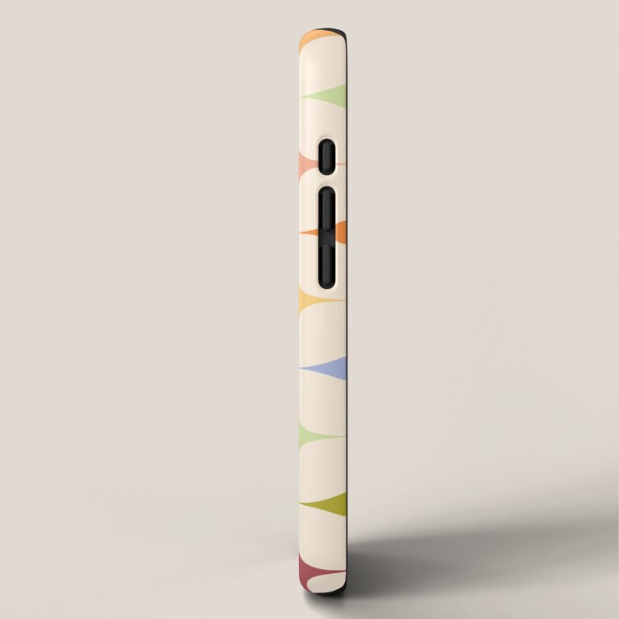 Colorful Festive Mid-Century Sparkles iPhone Case Gallery Image 2