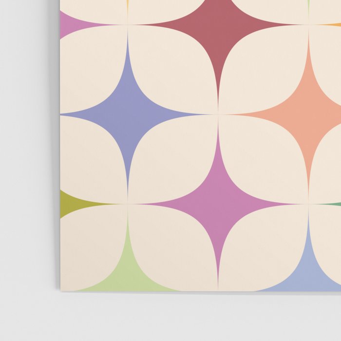 Colorful Festive Mid-Century Sparkles Poster Gallery Image 3