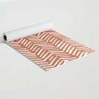 Boho, Abstract, Herringbone, Pattern, Terracotta Yoga Mat Gallery Image 2