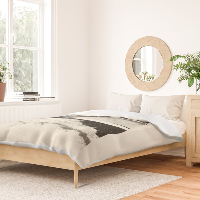 minimal collage/ Landscape Duvet Cover Gallery Image 2