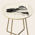 minimal collage/ Landscape Side Table Gallery Image 2
