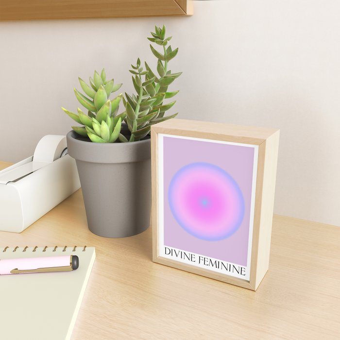 Divine Feminine Spiritual Gradient Art Print Mini Art Print Gallery Image 2