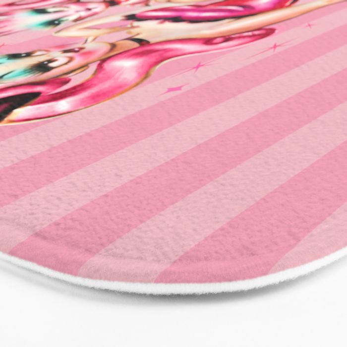 Smitten Kitten Pinup Doll Bath Mat Gallery Image 3