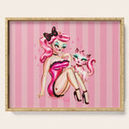 Smitten Kitten Pinup Doll Serving Tray Gallery Image 1