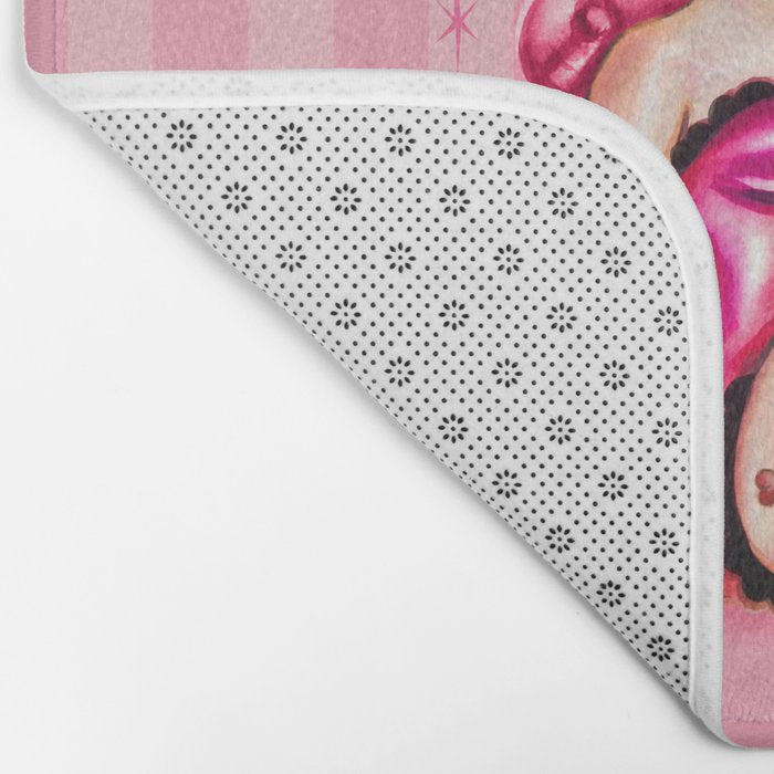 Smitten Kitten Pinup Doll Bath Mat Gallery Image 2