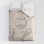 Baseball Patent - Softball Art - Antique Comforter Gallery Image 6