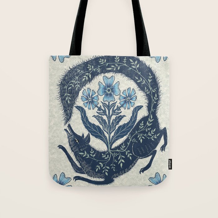 A Fox Chasing Its Tail Tote Bag Gallery Image 1