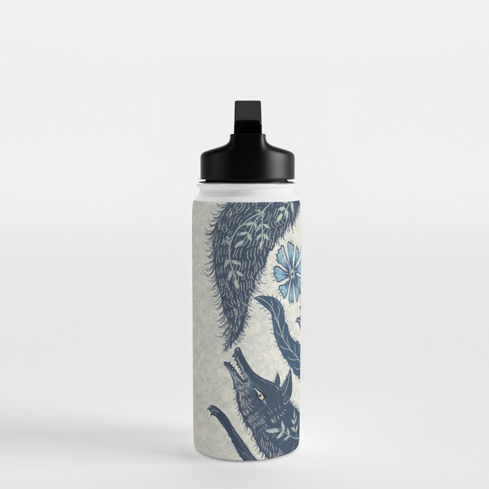 A Fox Chasing Its Tail Water Bottle Gallery Image 3