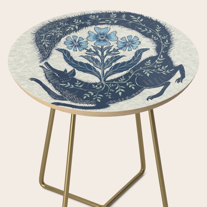 A Fox Chasing Its Tail Side Table Gallery Image 2