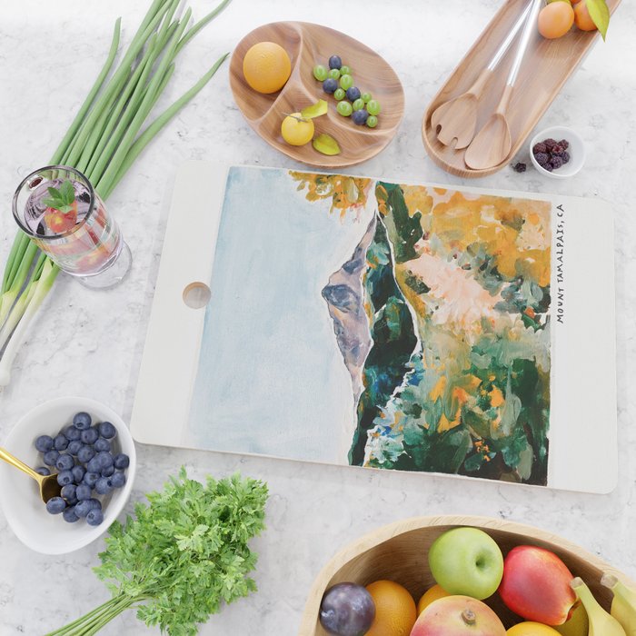 Mount Tam Marin County California Cutting Board Gallery Image 2