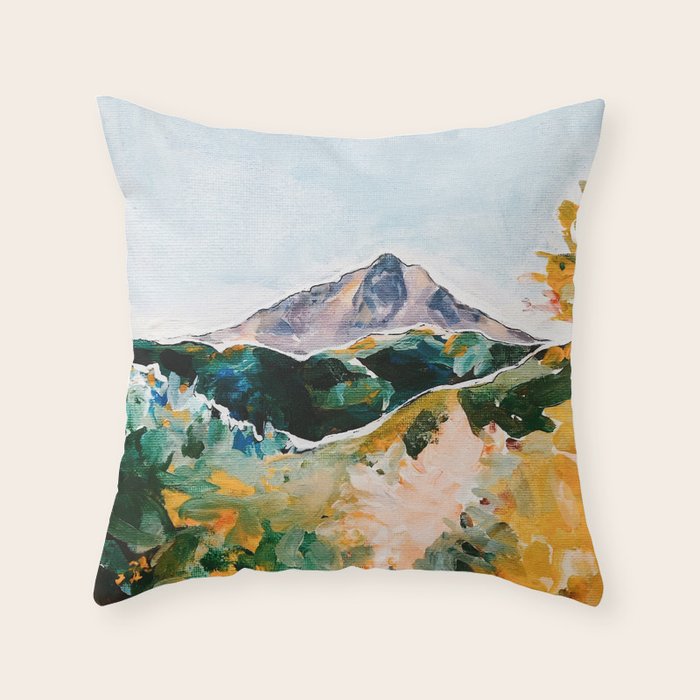 Mount Tam Marin County California Throw Pillow Gallery Image 1