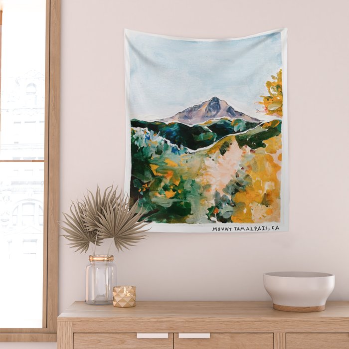 Mount Tam Marin County California Wall Tapestry Gallery Image 2