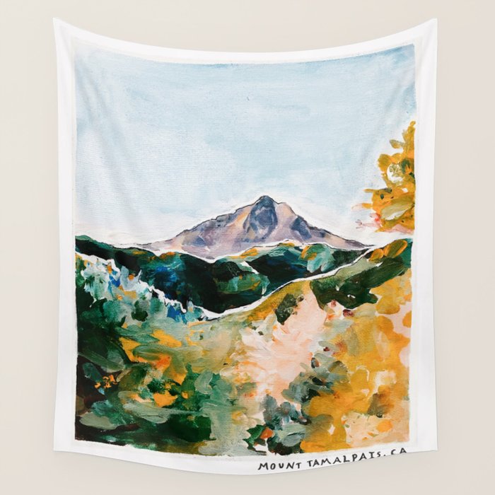 Mount Tam Marin County California Wall Tapestry Gallery Image 4