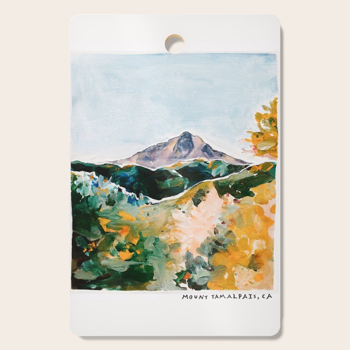 Mount Tam Marin County California Cutting Board Gallery Image 1