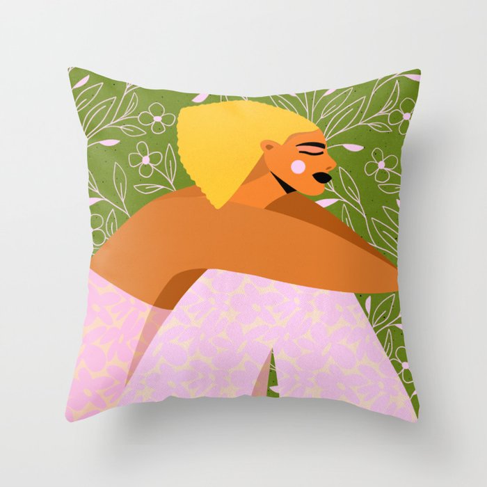 Manifesting Spring Throw Pillow Gallery Image 6